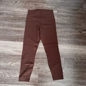 Lululemon Athletica Lava Cake Brown 25” Align Leggings